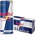 Red Bull Energy Drink with 80mg Caffeine plus Taurine & B Vitamins, 8.4 Fl Oz, Pack of 12 Cans