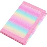 NEICY RFID Blocking Canvas Wallet for Men and Women - Camo Trifold Outdoor Sports Wallets with Magic Sticker for Teen Kids (Rainbow2)