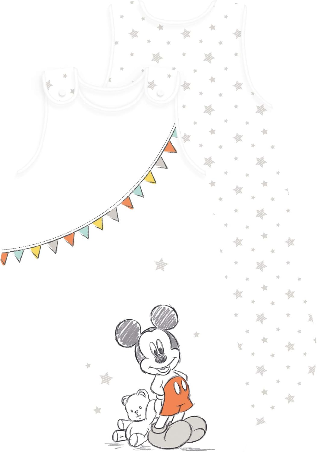 Toute Lannee Fermeture Eclair Sur Toute La Longueur Disney Mickey Mouse Gigoteuse Pour Bebe Gigoteuses Matelas Et Linge De Lit Ram Mount Co Uk