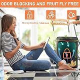 TESIN 8 Liter Hanging Kitchen Compost Bin with Inner Bucket Black view 4