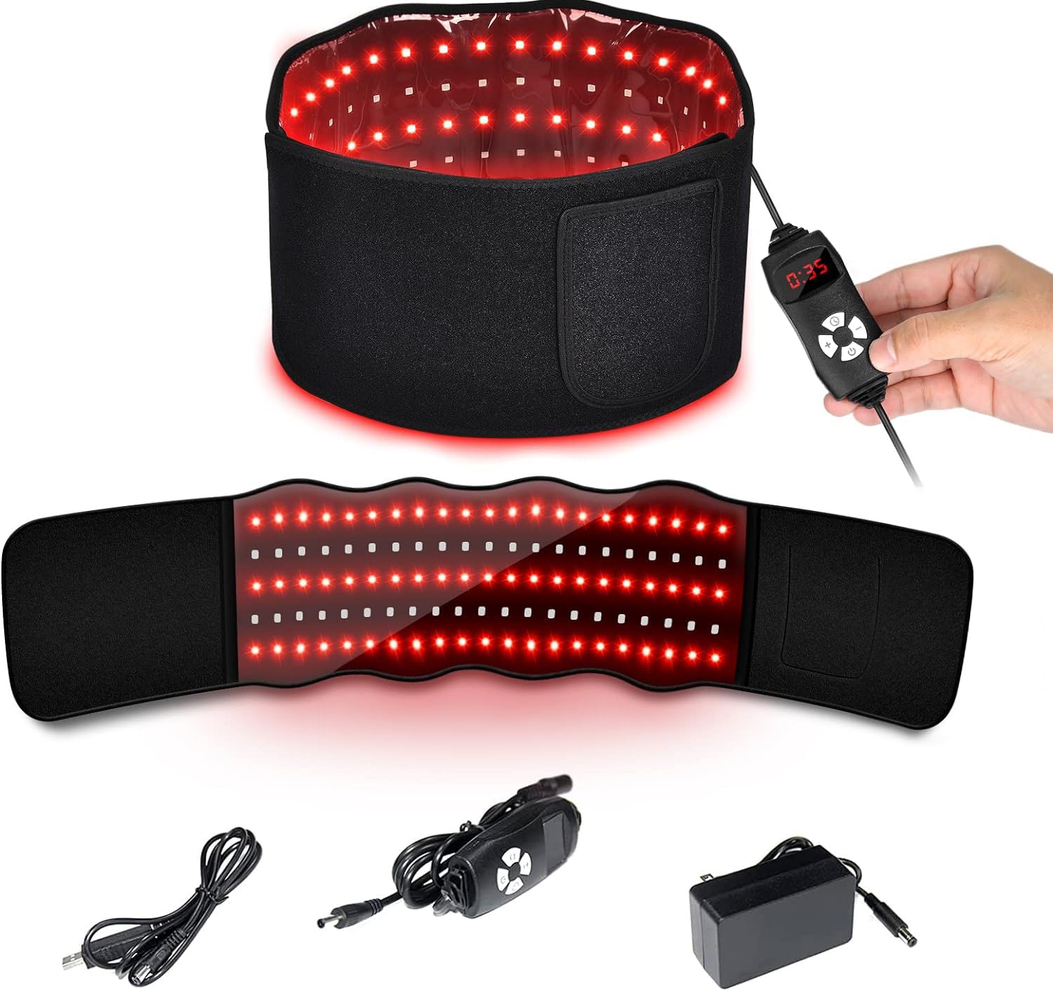 Mua Holsn Red Light Therapy Belt for Body Near Infrared Light Therapy ...