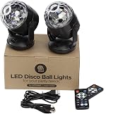 [Pack of 2] CATPOWER Remote Sound Activated USB LED Party Lights RGB Disco Ball view 7