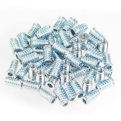 Kindroufly 1/4-20 Threaded Inserts - Nut & Wood