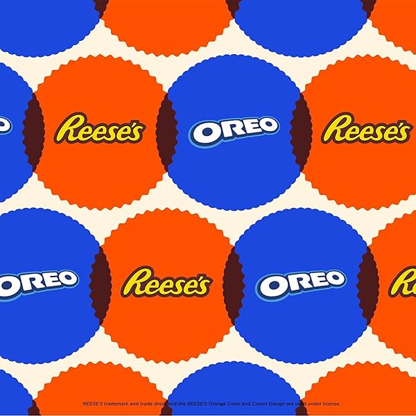 OREO REESE’S PEANUT BUTTERY CREME CHOCOLATE SANDWICH COOKIES, 12.35 OZ
