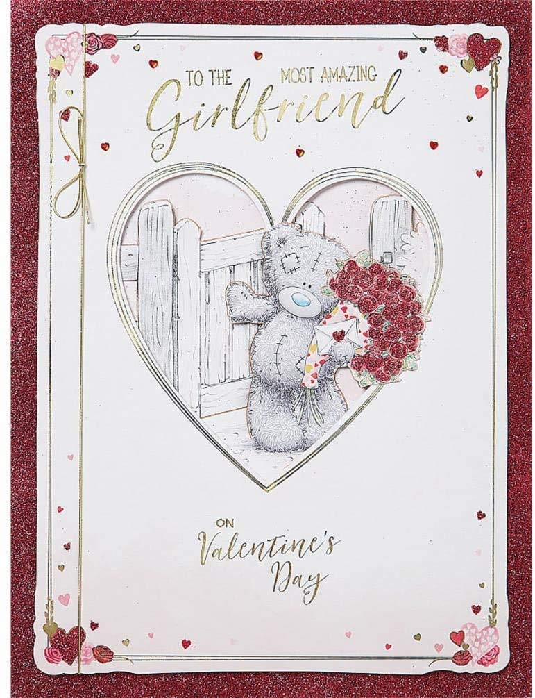 Me To You Bear Amazing Girlfriend Valentine's Day Boxed Card