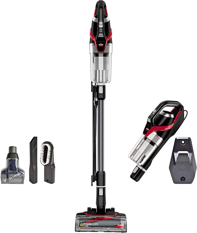 Bissell 3070B PowerGlide Pet Slim Corded Stick Vacuum with Removable