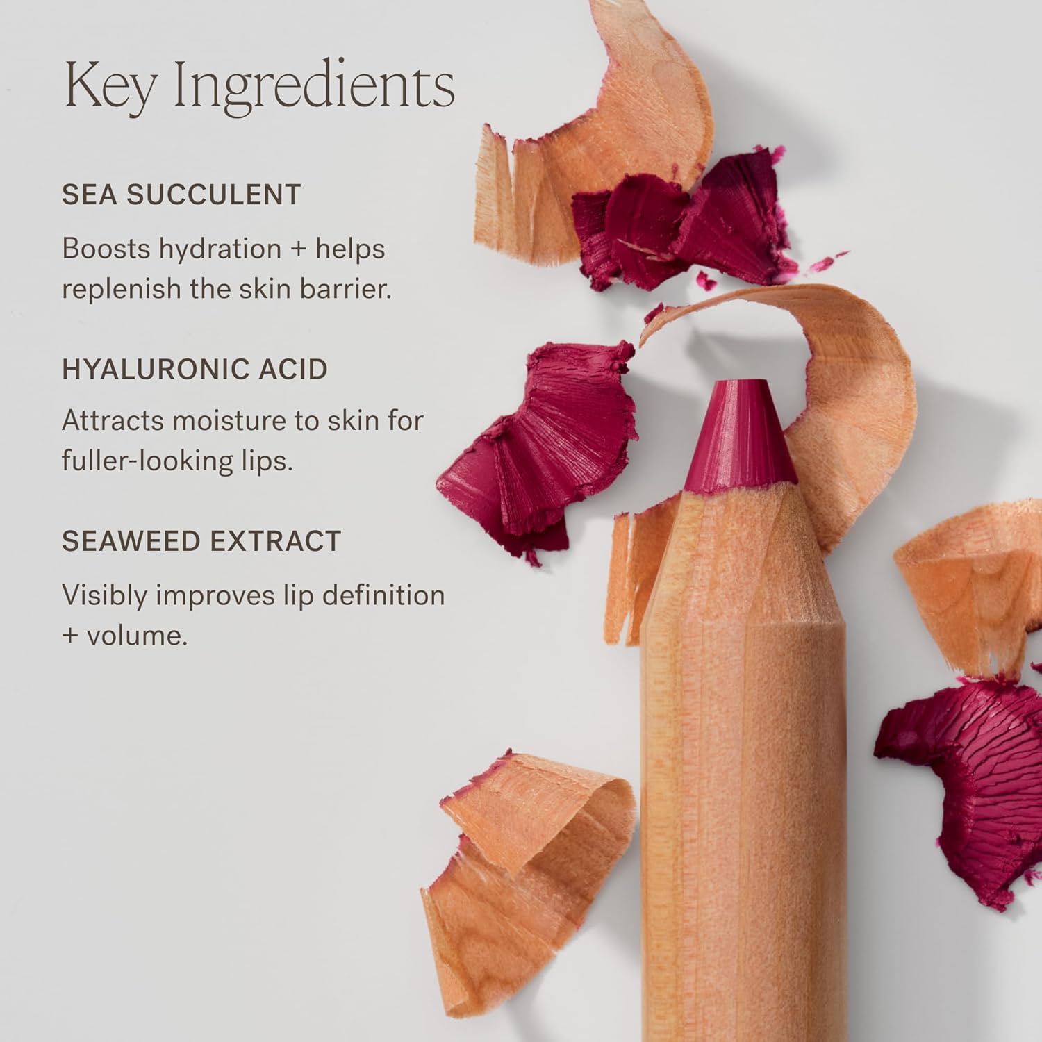 ILIA Lip Sketch Hydrating Crayon | Hydrate, Plump, Smooth, Strengthen | Long Lasting up to 12-Hours, Bleed-Resistant, Soft-Matte | Barrier-Building, Non-Toxic, Cruelty-Free (Gala)