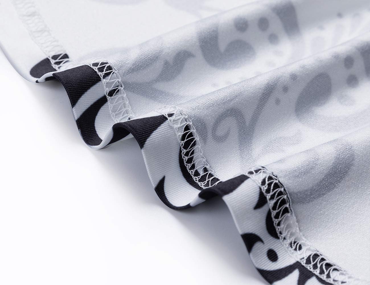 Eanklosco Women\'s Tops V Neck Floral Print Shirts Swing Ruffle Blouses Button up Tunic Casual Flowy Long/Short Sleeve