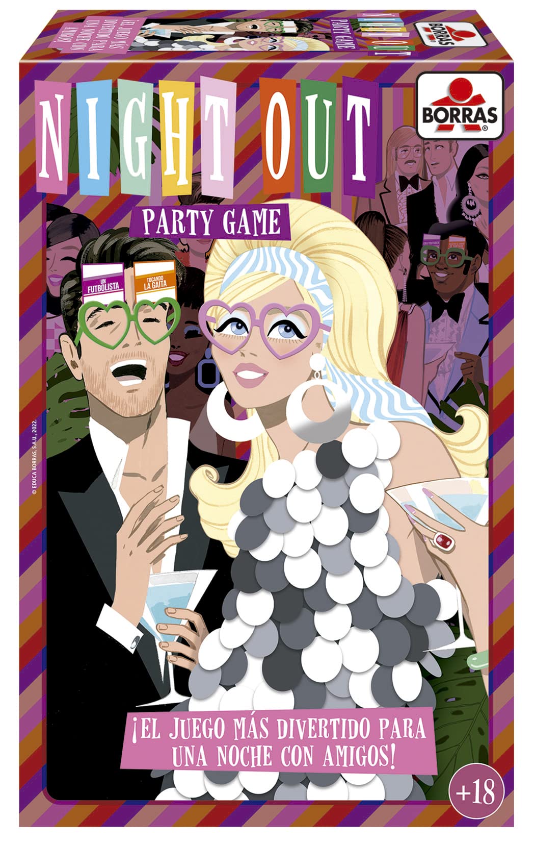 EDUCA BORRAS NIGHT OUT PARY GAME KIDULT +18 AÑOS