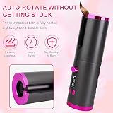 Caifu Automatic Hair Curler Cordless USB LCD Display 6 Heat 6 Timer view 2