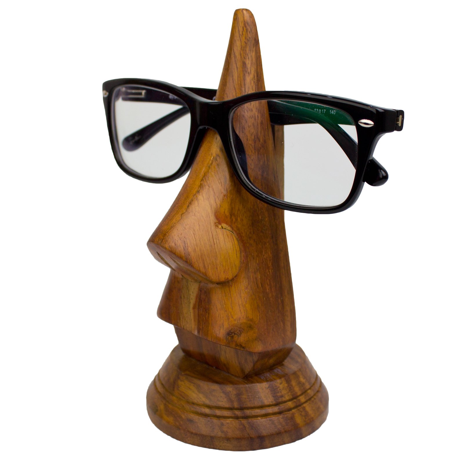 Display Stand Sunglasses Wooden Nose Rack Holders Vintage Hand Carved Urban Home