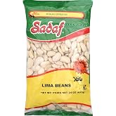 Sadaf Lima Beans 24 oz- Butter Beans - Dried Large Limas - Lima Beans Dry Bulk - Dried Fava Beans - Natural, Vegan, Kosher