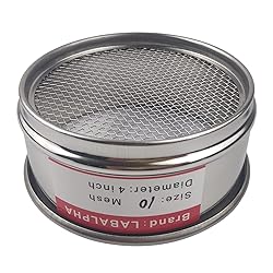 LABALPHA 10 Mesh Lab Sieves, Test Sieve #10