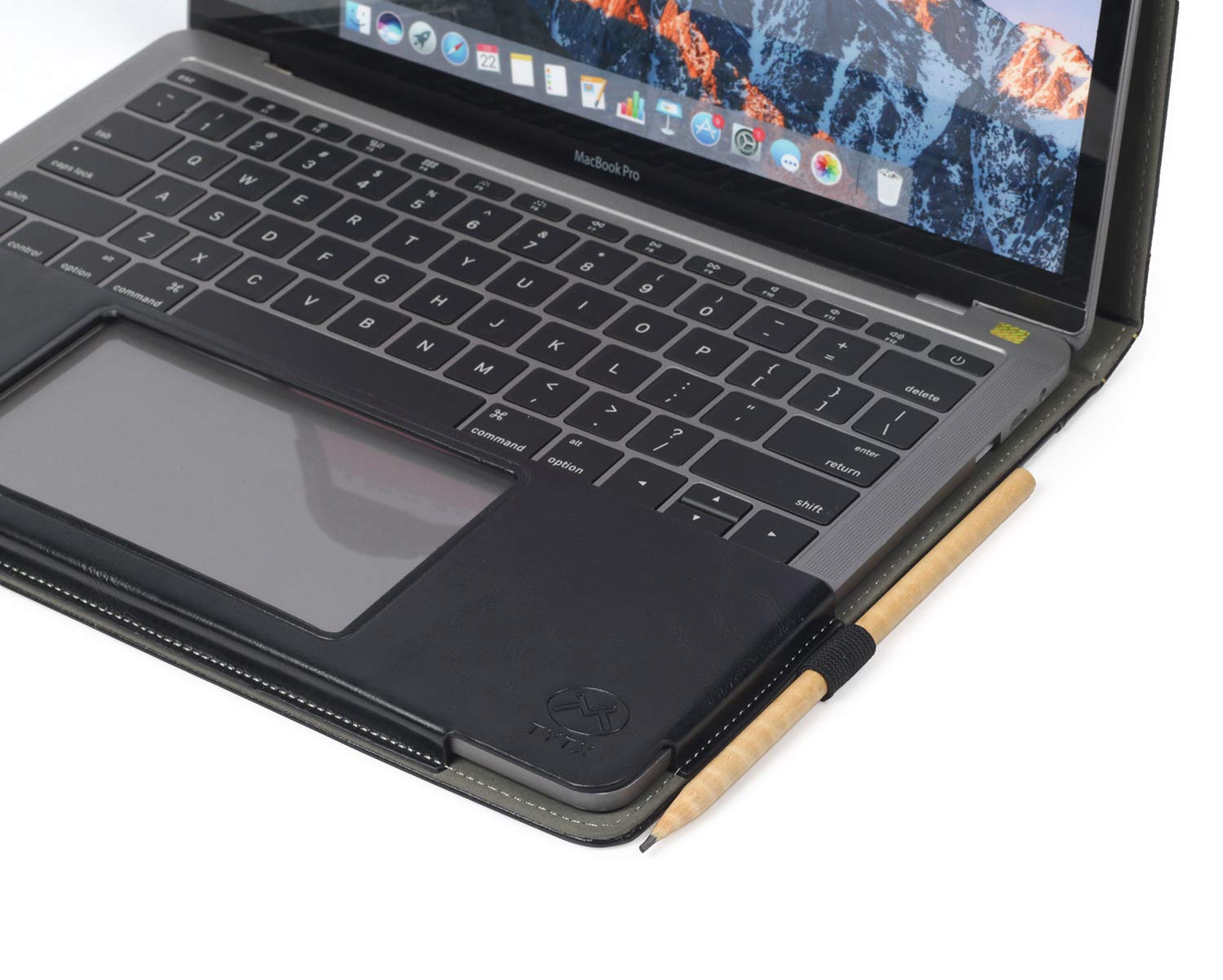 TYTX MacBook Pro Leather Case 13 Inch 2016-2019 (A1989 A1706 A1708 A2159) Protective BookBook Folio Cover (MacBook Pro 13\