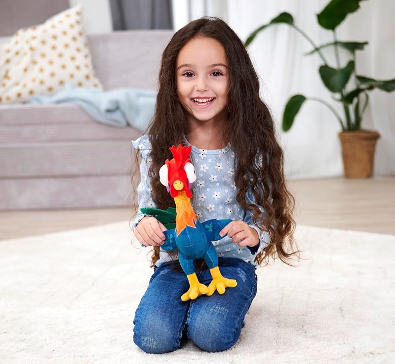 Galo de peluche Moana Hei Hei 25 cm. Licença Disney 100% Original, Adequada para Todas as Idades (6315870475)