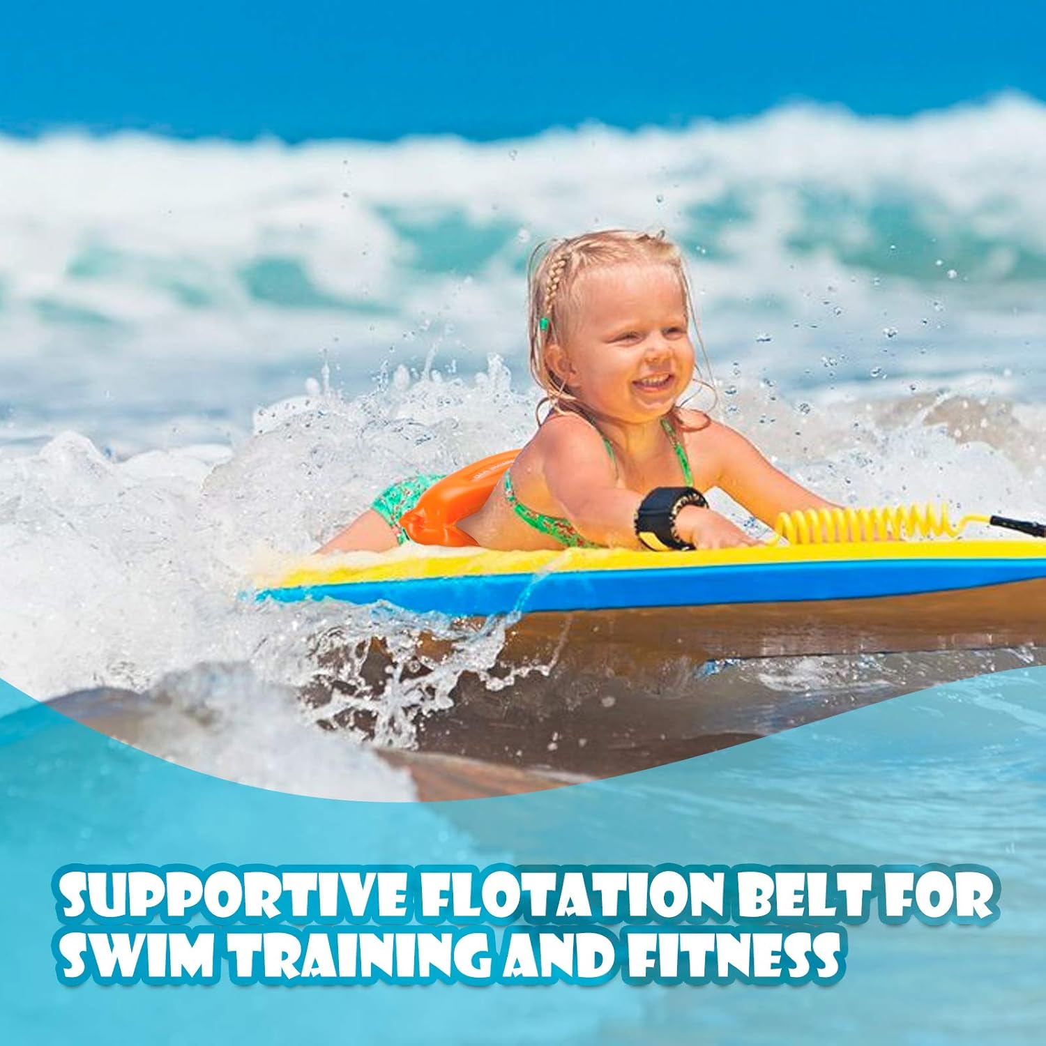 Swim Belt for Kids Adults, 3pcs Inflatable Safety Swim Training Aid Floatation Belt, Portable PVC Buoyancy Belt Pool Float for Swim Learning Beginners: Sports & Outdoors