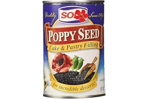 Solo Poppy Seed Cake & Pastry Filling (12.5 oz Cans) 4 pack. by Litezout