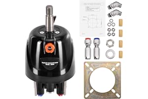 FUSERISH Fuabator HH5271-3 Helm 1.7 Cu Outboard Hydraulic Steering Pump Compatible with Front Mount Boat Marine System 13lb 300HP Replace HH52713