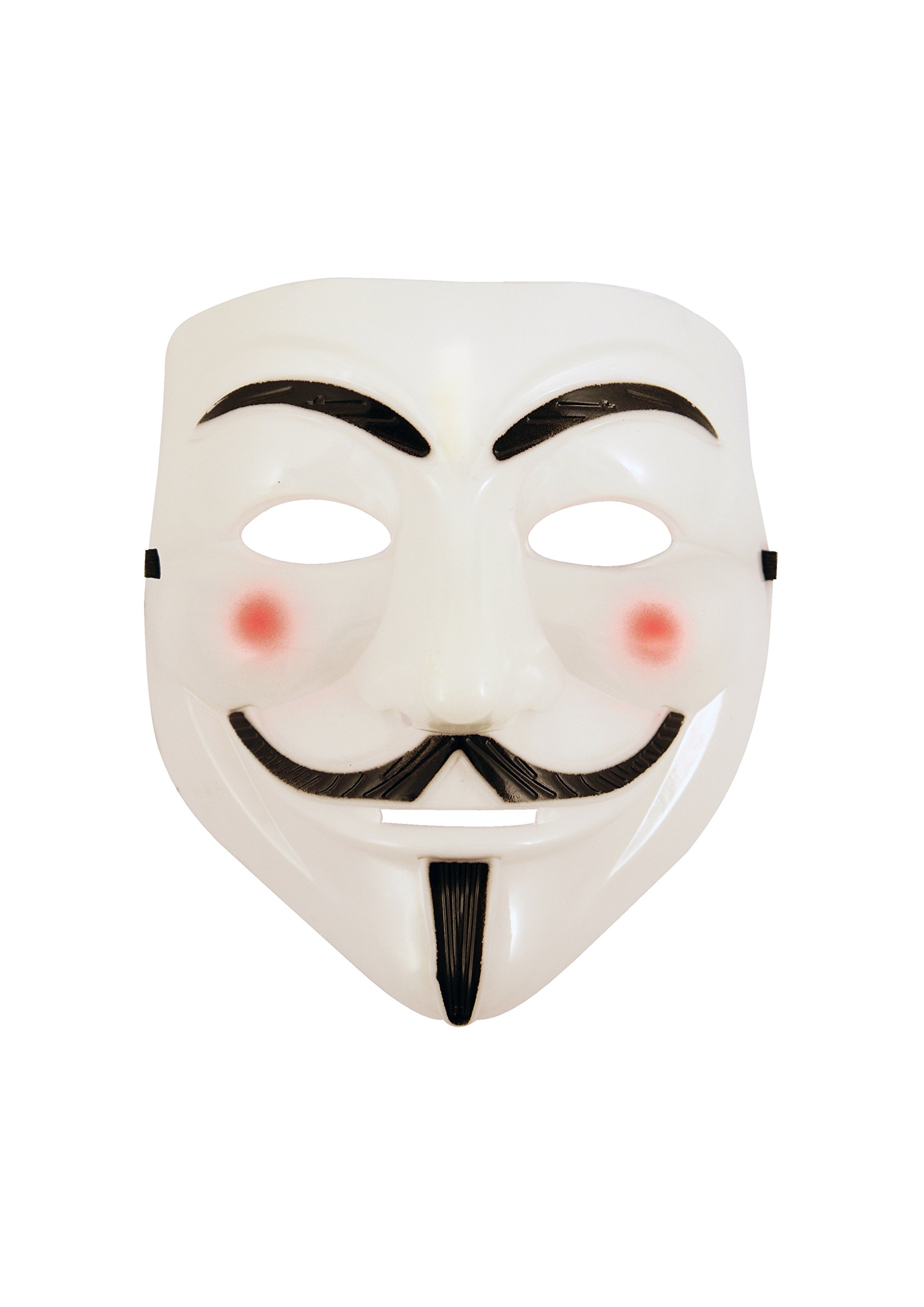 FNA FASHIONS® Guy Fawkes Mask -V for Vendetta， Anonymous Hacker Cosplay Party Mask