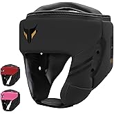 Mytra Fusion Boxing Headgear - Sparring Gear with Adjustable Strap MMA, Muay Thai, Kickboxing, Martial Arts, Karate, Head Gear