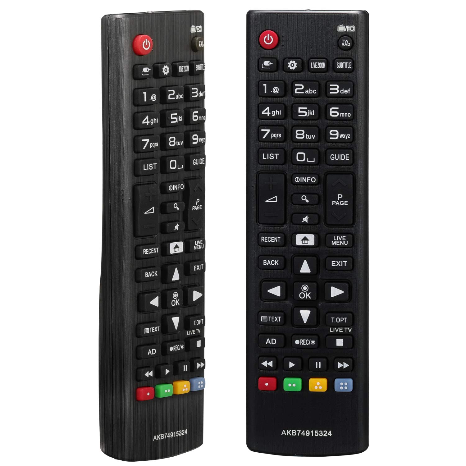 AKB74915324 Universal Replacement Remote Control Compatible with All Models LG Smart TV LCD LED 3D HDTV -No Setup Required