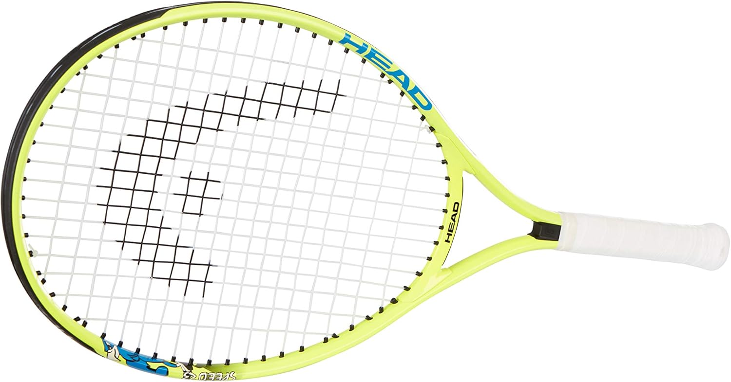 HEAD Speed Kids Tennis Racquet - Beginners Pre-Strung Head Light Balance Jr Racket - 23", Yellow : Garden & Outdoor