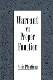 Warrant and Proper Function