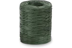 Floral Bind Wreath Wire Green, 656 Feet Flower Florist Craft Wire Wrap Paper Covered Floral Vine Wires for Crafts Wreath Maki