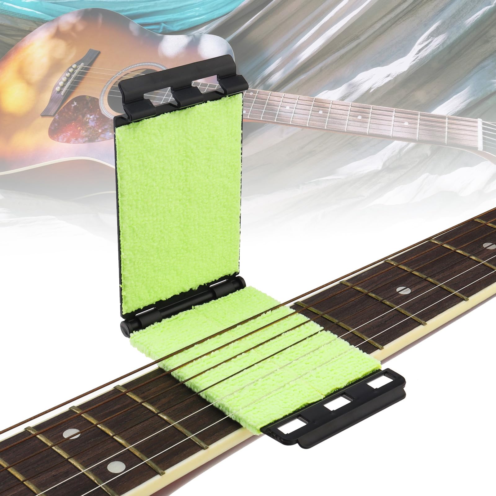 MuzcYM Two Sided Cotton Fabric Small Durable Guitar String Cleaner