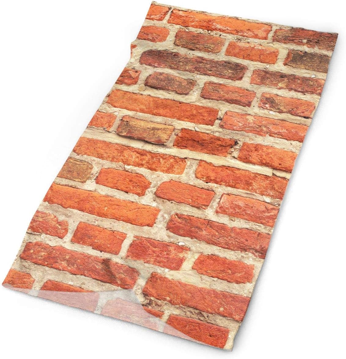 TPSXXY Red Brick Wall Structure Stone Face Mask Neck Gaiter Sun Shade Shield Bandanas for Dust Outdoors Sports Festivals