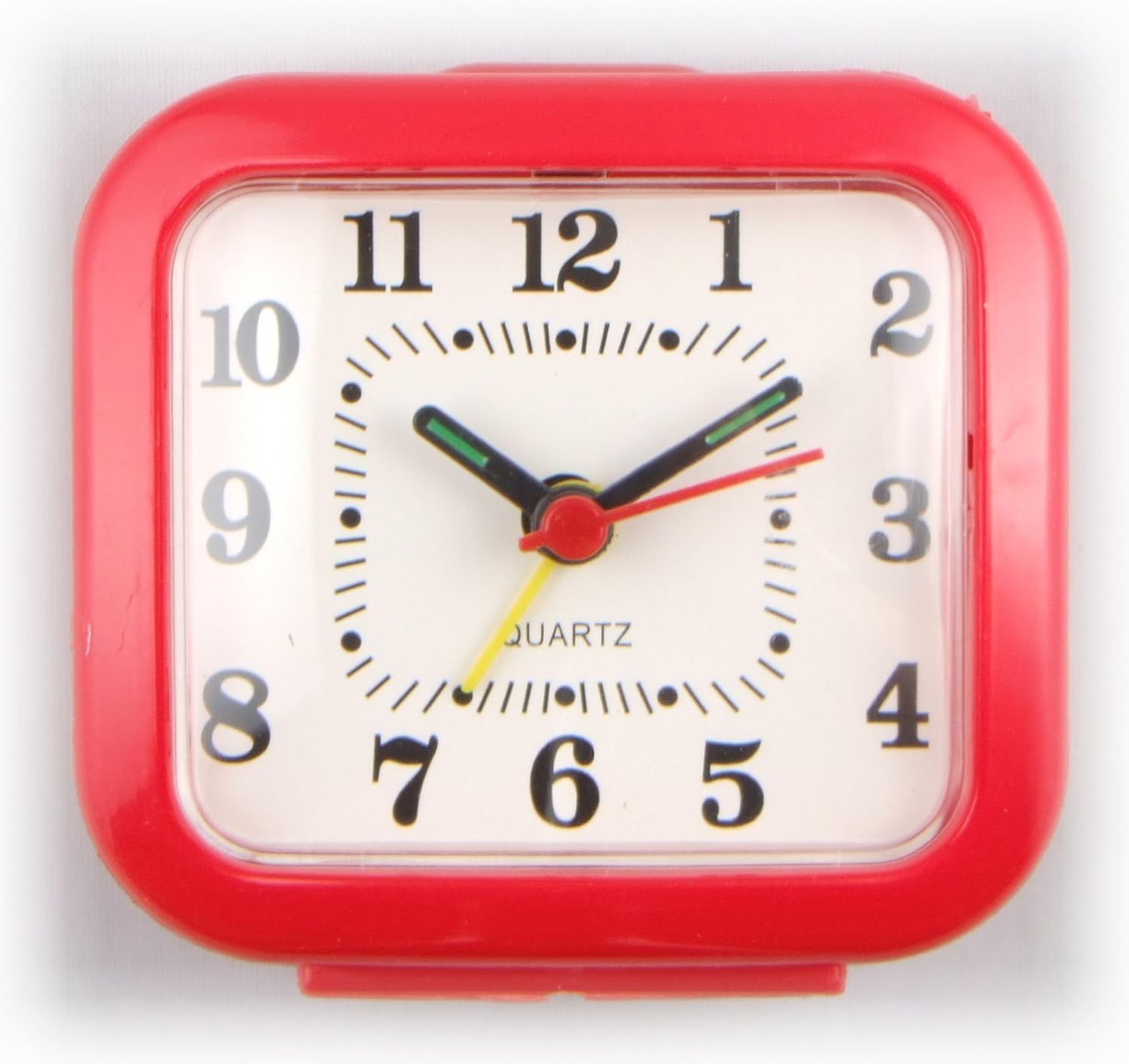 ITP QUARTZ TRAVEL BEDSIDE ANALOGUE BATTERY ALARM CLOCK RED Amazon.co