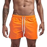 JIHUILAI Mens Swim Trunks Quick Dry Swim Shorts with Mesh Lining Beach Shorts Bathing Suits