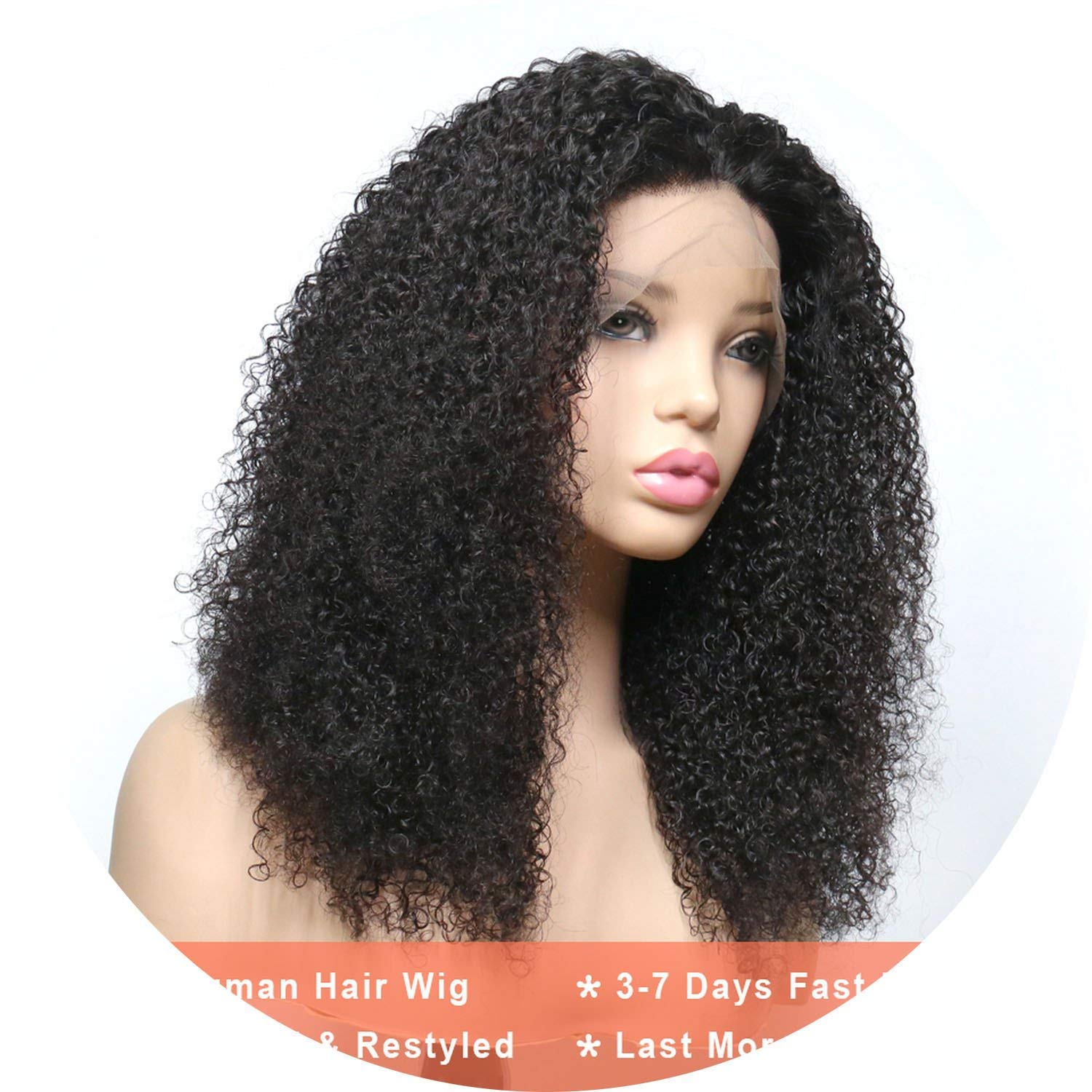 Amazon Com Lace Front Human Hair Wigs For Black Women Afro Kinky