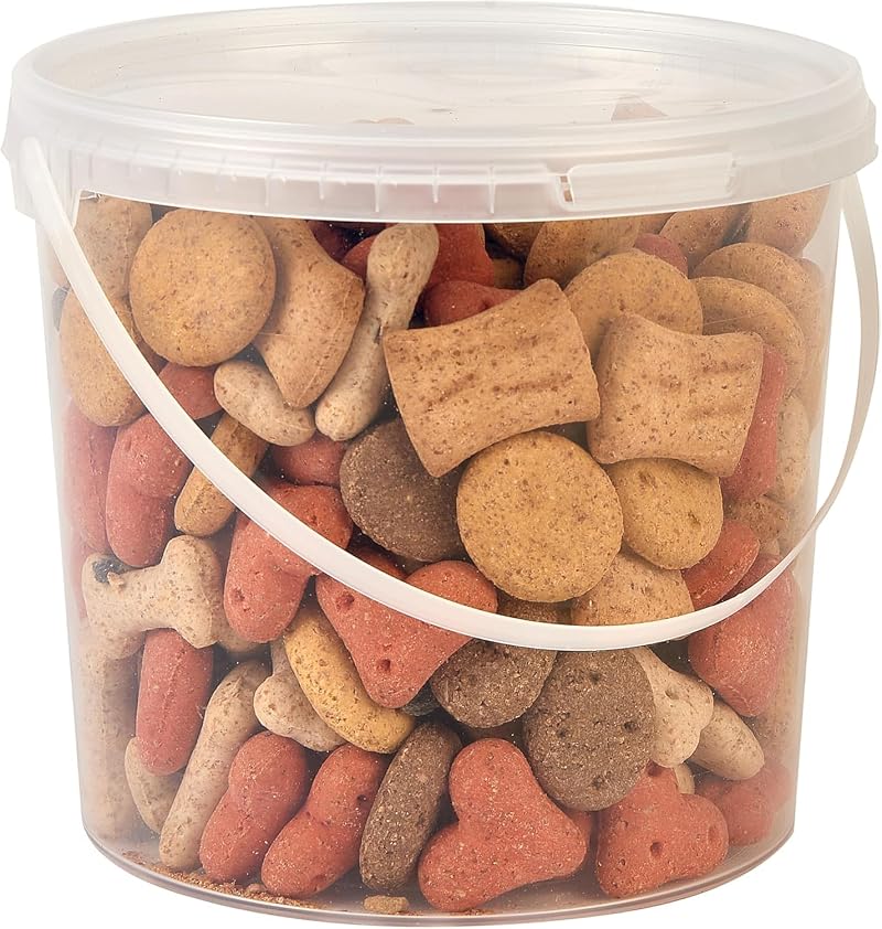 Hungry Pets Dog Biscuit Mix 2.5L Treats — Assorted Shapes Flavors