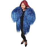 HPO Unisex Festival Carnival Thin Tinsel Jacket with Loose Fit | Extra Dense Tinsel | Multiple Size and Color Options