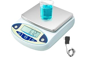 CXRCY Lab Scale 5000g x 0.01g Digital Precision Analytical Balance- Gram Scale 10mg High Precision with 11 Unit Conversion Electronic Balance Digital Scientific Scale