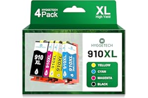 910XL Ink Cartridge Combo Pack Replacement for HP 910XL Ink HP 910 Ink Cartridge Use with OfficeJet Pro 8025 8035 8028 8020 8