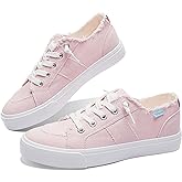 Obtaom Women's Play Fashion Sneaker White Color Washed and Leopard Canvas Slip on Shoes