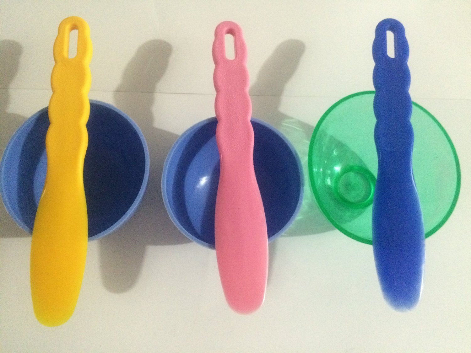3 SETS Lab Flexible Alginate Rubber and Spatulas Mixing Colour Bowl Sold by TT dental