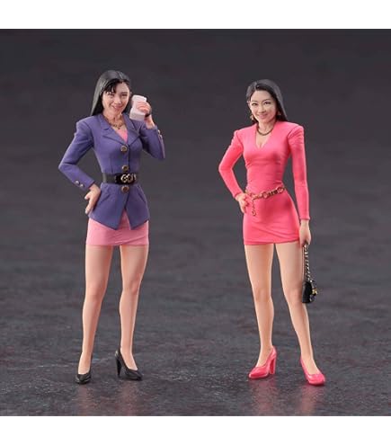 Amazon.com: Hasegawa HFC10 1:24 50's American Girls Figure (Two