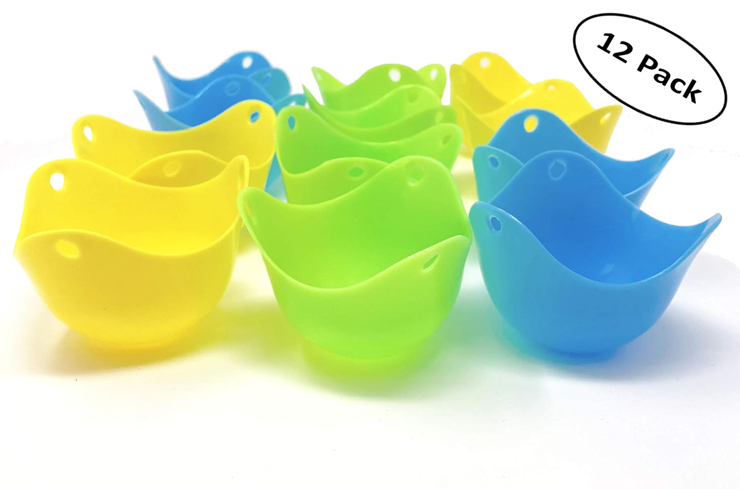 Huevo de 12 unidades de silicona antiadherente sin BPA, diseño ...