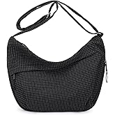 Nylon Crescent Crossbody Bag for Women Men Hobo Bag Shoulder Bag slouchy bag purse