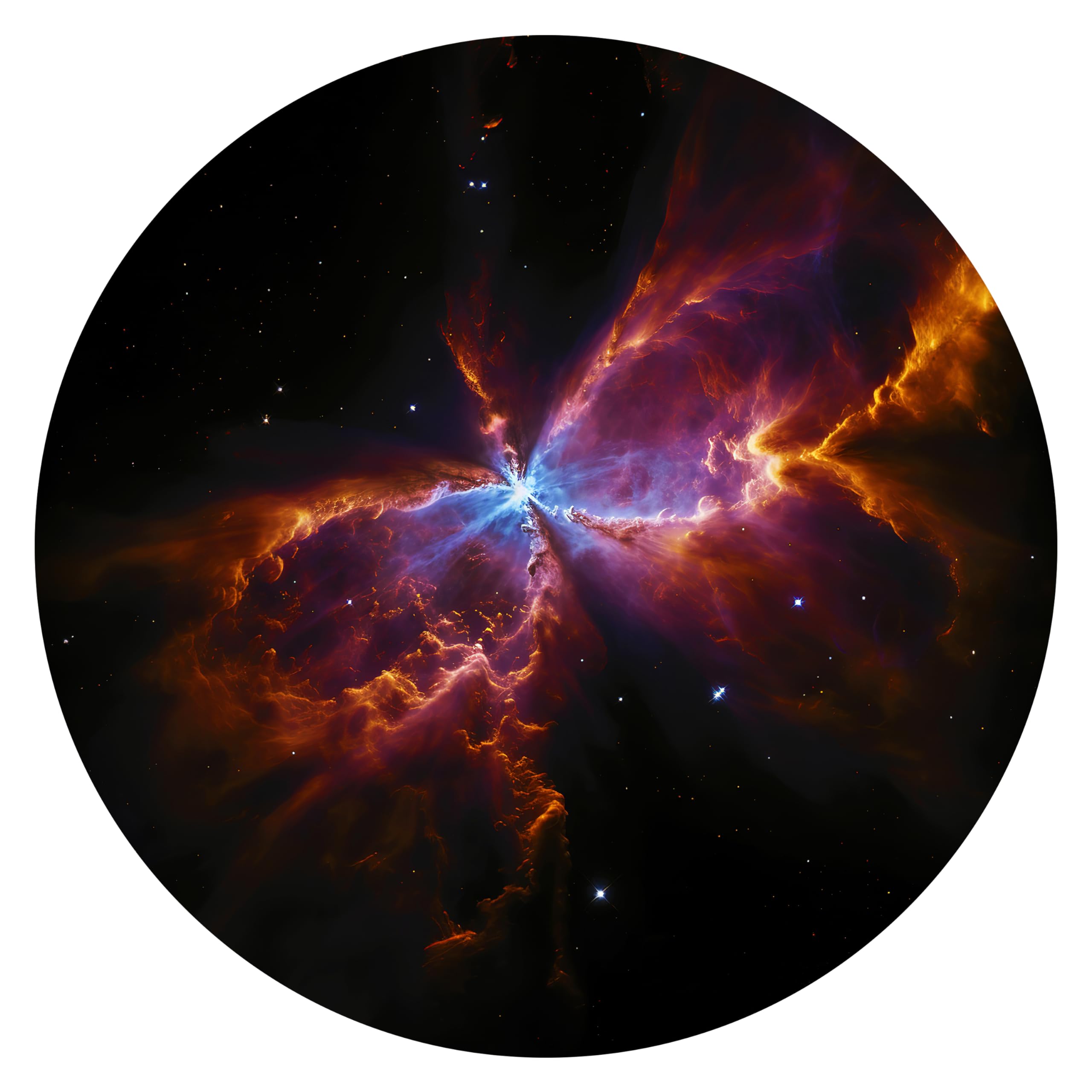 Photo 1 of Orzorz Slide Discs Galaxy Night Light Plus Home Planetarium Projector (Work Star Projector Plus) (Butterfly Nebula)