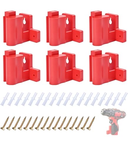 10Packs Tool Holder Dock Mount Compatible With Ryobi 18V Drill Tools Holder Hanger - View #10