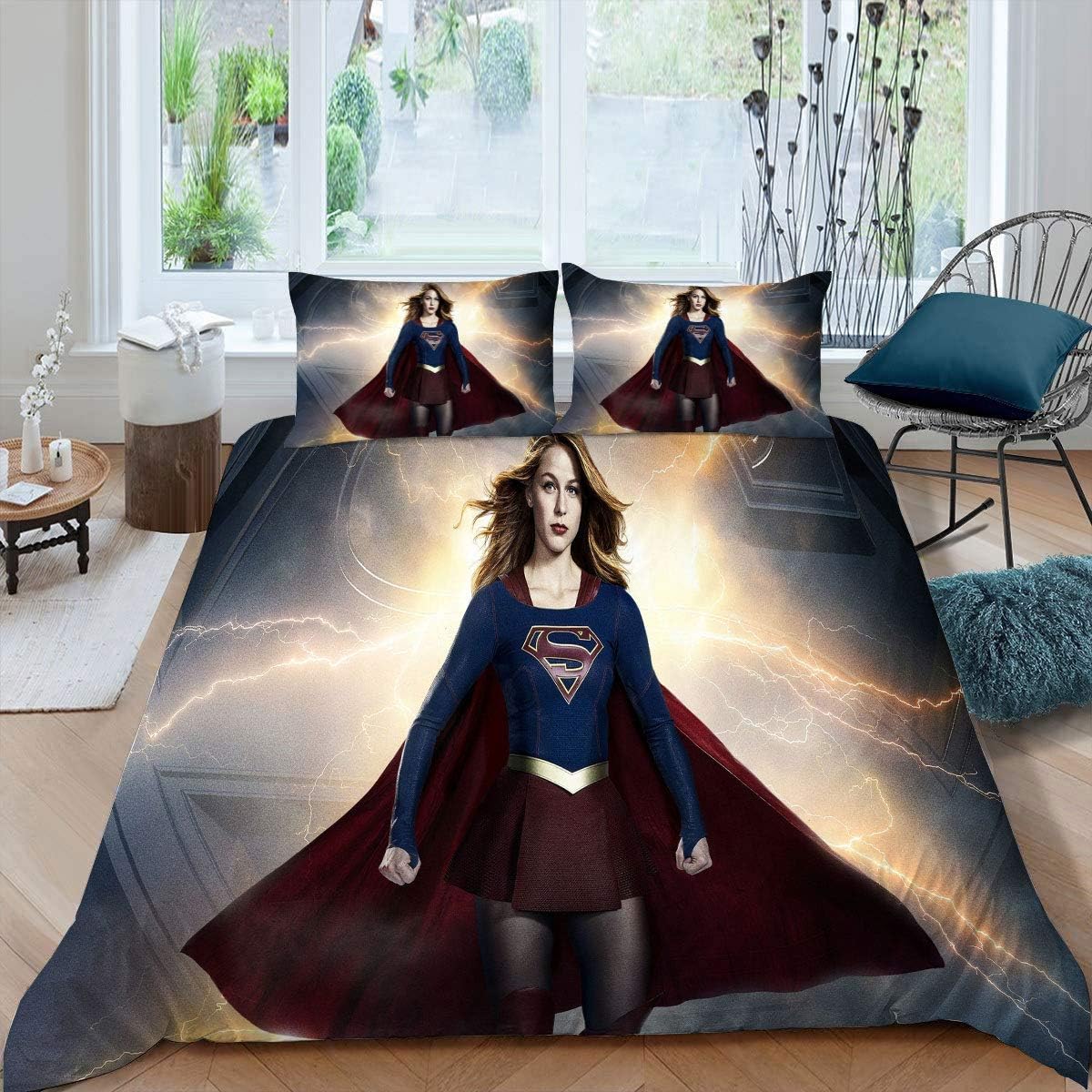 supergirl bedding set