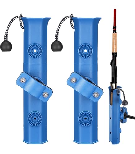 Amazon.com: OHPHCALL 1pair Acrylic Fishing Rod Holder Stand Desktop Display  Rack for Fishing Rods Acrylic Material Space-saving Design for Home and  Garage Use : Sports & Outdoors