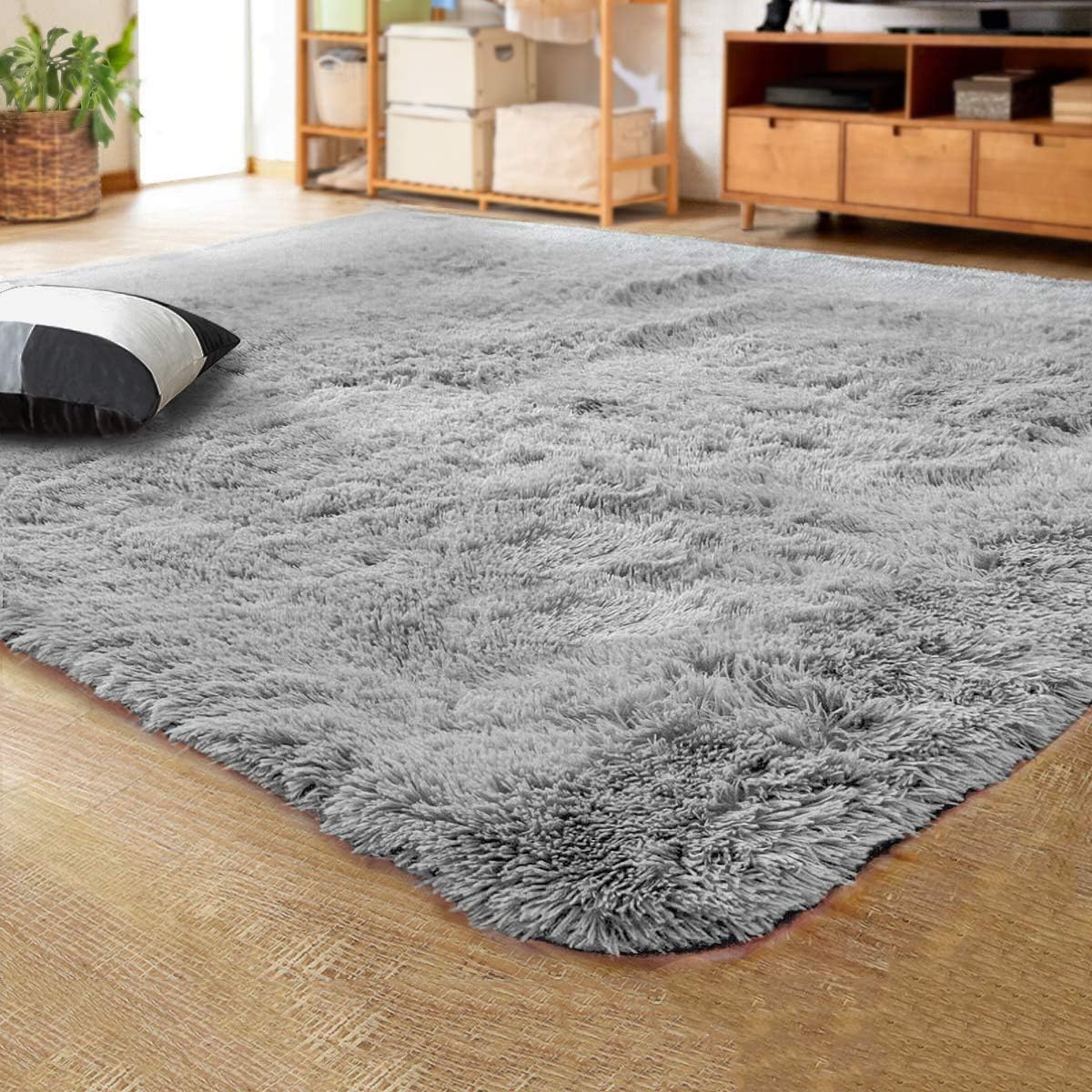 Aiyaoo Shaggy rug, high pile, long pile, modern, cosy, easycare