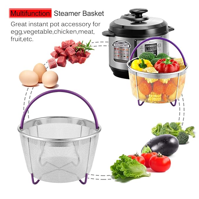 Dinoka - Juego de 23 accesorios de olla a presión para cocinas a ...