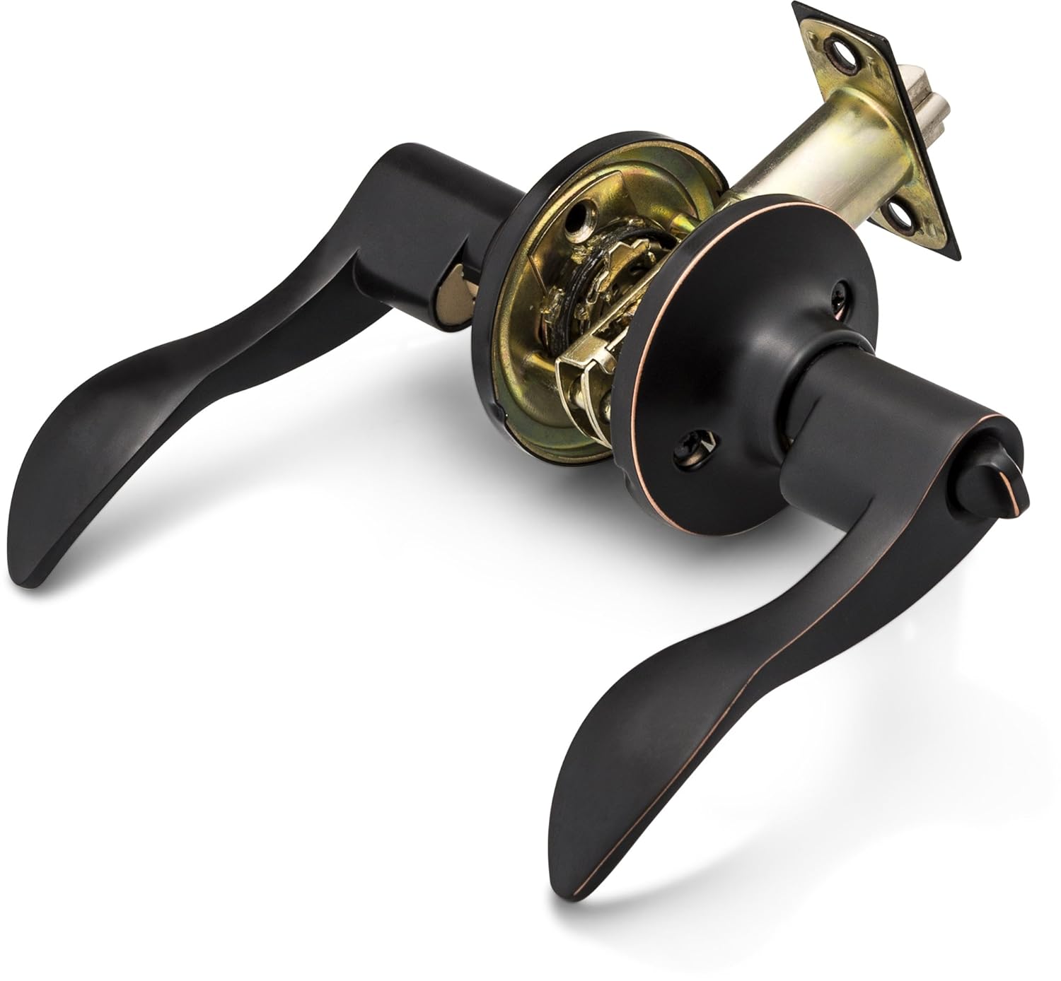 Berlin Modisch Privacy Lever Door Handle Thumb Turn Lock On The Inside