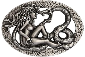 TYWestyles Witch & Snake Belt Buckle for Women Fits 1.5 Inch Belt